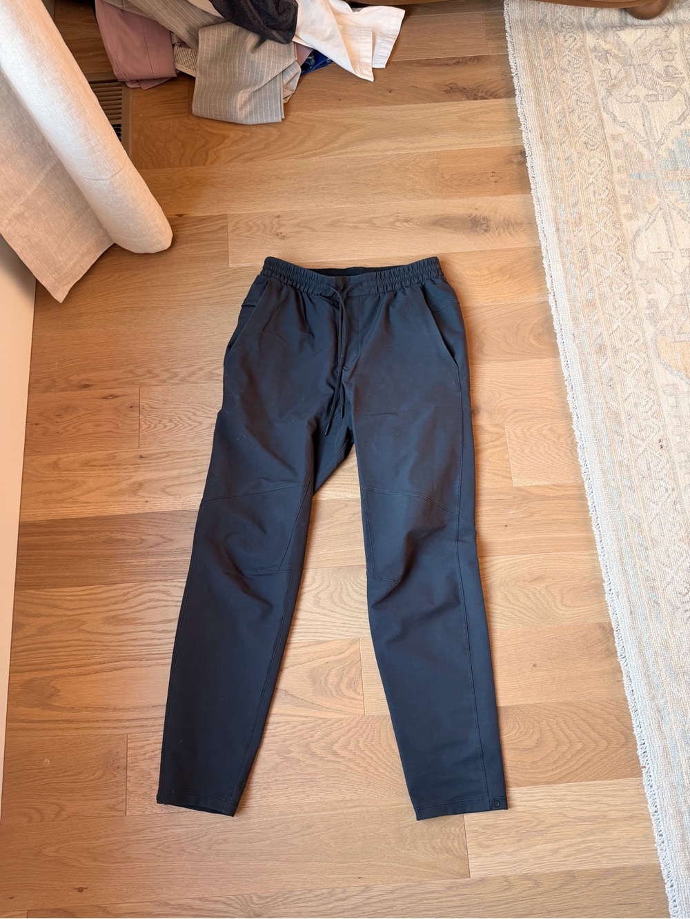 Lulu Lemon Men's Black Stretch Jogger Pants